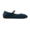 Tabi Flats Blue MARUGO Coppelia Lily Mary Jane Split Toe Made in Japan