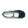 Tabi Flats Blue MARUGO Coppelia Lily Mary Jane Split Toe Made in Japan