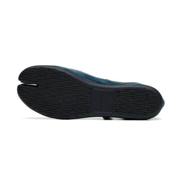 Tabi Flats Blue MARUGO Coppelia Lily Mary Jane Split Toe Made in Japan