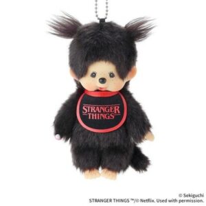 1-572.jpg Monchhichi x Stranger Things Keychain Bib Plush Doll Bag Charm Sekiguchi Japan